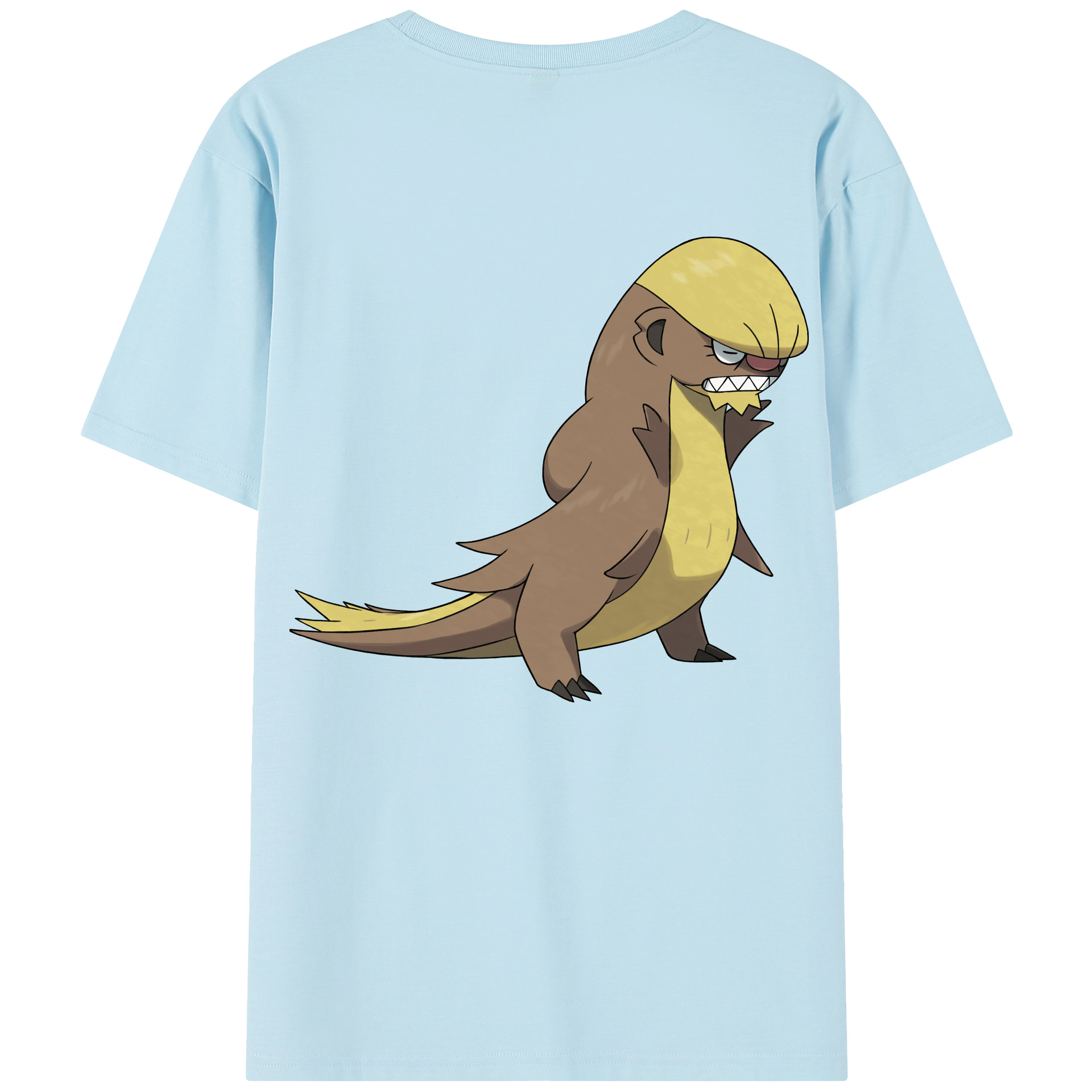 （画像用） ポケットモンスター Pokémon 綿100％半袖Tシャツ（背面プリント）